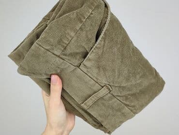 dres welur krótkie spodenki: Spodnie materiałowe damskie, rozmiar M — 5