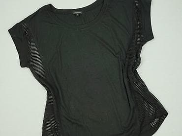 bluzki czarne basic: River Island, T-shirt damski, rozmiar M — 1