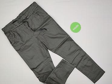 joggery khaki: Spodnie materiałowe damskie, rozmiar One size — 2