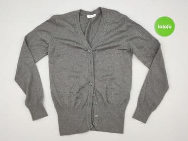 sweter z dekoltem v: Willsoor, Kardigan damski, M — 2
