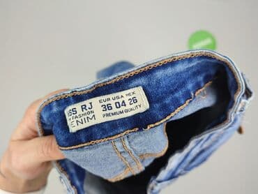 jeansy plus size wysoki stan: Jeansy damskie, rozmiar S — 4