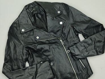 sinsay ramoneska: Sinsay, Women`s leather jacket, size 2XS — 2