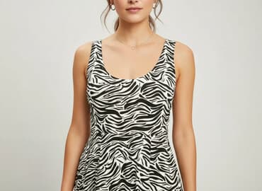 kamizelka futerko h m: H&M Divided, Sukienka damska, rozmiar 2XS — 7