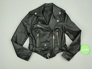 ramoneska dla dziecka: Sinsay, Kurtka skórzana damska, rozmiar 2XS — 2