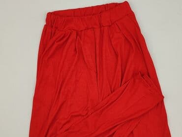 obcisła sukienka czerwona: Material trousers for women, S — 1