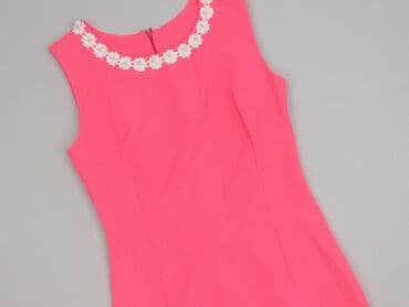 sukienki na wesele pudrowy róż koronka: Sukienka damska, rozmiar S — 1