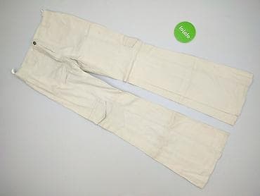 cuffed jeans: Spodnie materiałowe damskie, rozmiar M — 2