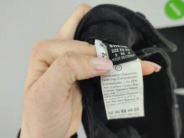 ccc sandały czarne na obcasie: Shein, Jeansy damskie, rozmiar S — 4