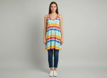 sukienki plażowe plus size: Sukienka damska, rozmiar L — 6