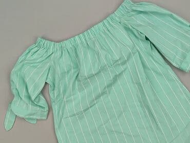 koszulka w paski damska: Peacocks, Bluzka damska, M — 5