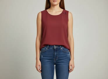 bluzka bez dekoltu: T-shirt damski, rozmiar M — 1