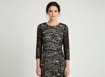 sukienka midi na wesele koronka: Wallis, Sukienka damska, rozmiar S — 7