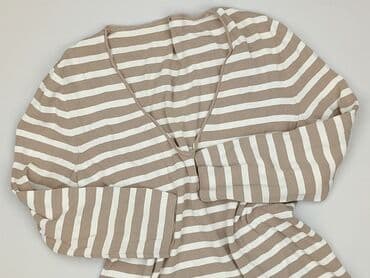 biała bluzka z dekoltem v: Women's blouse, size S — 2