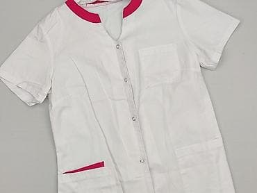 Fartuch medyczny damski UNIFORMIX - Model: zapinany na napy