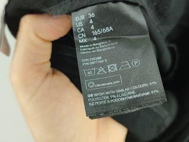 h m cargo damskie: H&M, Spodnie materiałowe damskie, rozmiar S — 5