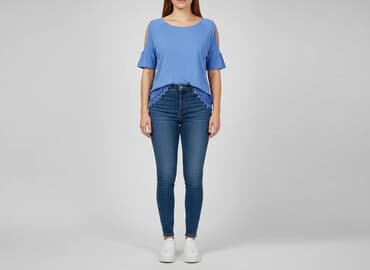 t shirty cold shoulder: T-shirt damski, rozmiar XL — 1