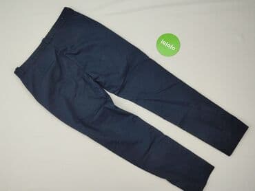 granatowe chinosy damskie: Mango, Spodnie materiałowe damskie, rozmiar M — 3