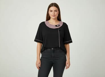 tanie bluzki z krótkim rękawem: Bluzka damska, rozmiar 2XL — 6