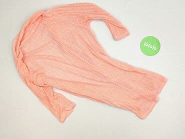 sweter z transparentnymi rękawami: Kardigan damski, S — 3