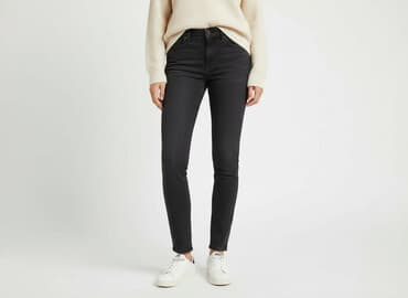 długie spodnie damskie dla wysokich: H&M, Jeansy damskie, rozmiar M — 7