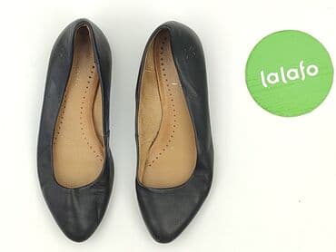 skórzane buty do przedszkola: Balerinki damskie, rozmiar 36 — 3