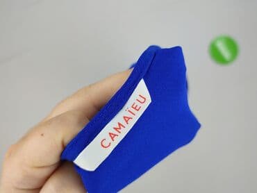 beżowe buty na koturnie ccc: CAMAIEU, Bluzka damska, S — 4