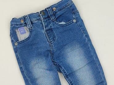 dopasowane sukienki: Denim pants, So cute, 12-18 months, condition - Very good — 1