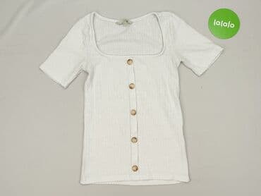 biała obcisła koszulka: Bluzka damska, XS — 2