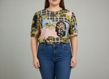 bluzka z samochodem: Bluzka damska, rozmiar 5XL — 1