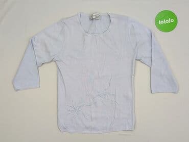 sweter piórkowy na drutach: Bluzka damska, rozmiar L — 2