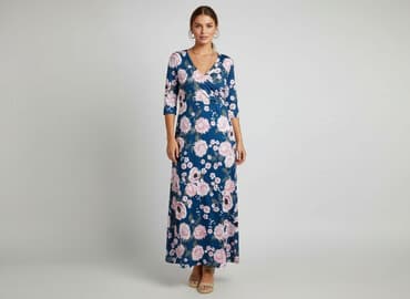 zwiewna sukienki na wesele maxi: Sukienka damska, rozmiar S — 6