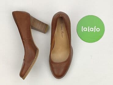 brazowe klapki ccc: Półbuty damskie, rozmiar 37 — 3