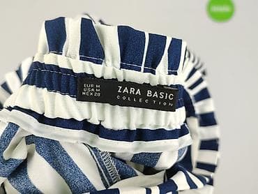 converse na platformie: Zara, Spodnie materiałowe damskie, rozmiar M — 4