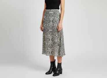 spódnice w panterkę z falbanami: Spódnica damska, rozmiar S — 1