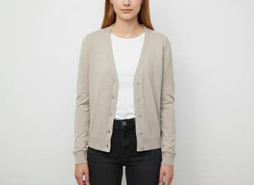 sweter na guziki: H&M Basic, Kardigan damski, rozmiar XS — 6