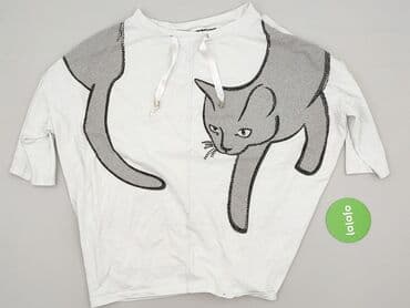 bluzka z kotem damska: Bluzka damska, rozmiar L — 2