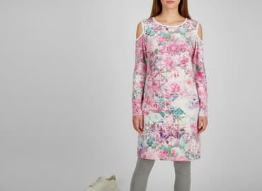 długa różowa sukienki: Rouge, Sukienka damska, rozmiar S — 6