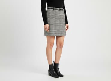 zara spódnice mini w kratę: H&M, Spódnica damska, rozmiar 2XL — 7