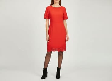 hm czerwona sukienki: H&M, Sukienka damska, rozmiar S — 1