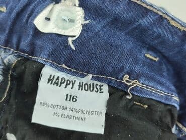 białe koturny sandały ccc: Spodnie jeansowe, 5-6 lat, 116, stan - Bardzo dobry — 4