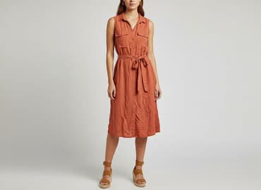 sinsay pomarańczowa sukienka: Sinsay, Sukienka damska, rozmiar S — 1