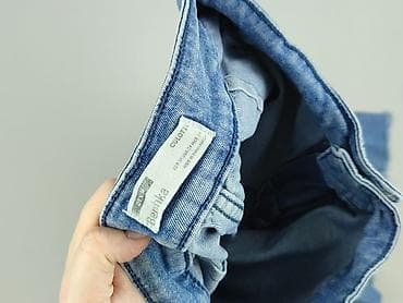 jeansy wide: Bershka, Jeansy damskie, rozmiar S — 4