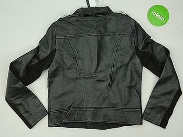ramoneska new look: Pieces, Women`s leather jacket, size XS — 3