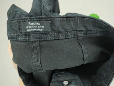 legginsy woskowane matowe: Bershka, Jeansy damskie, rozmiar S — 5