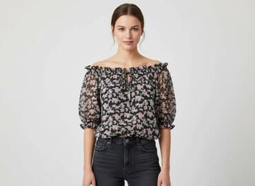 sinsay bluzki koszulowe: Sinsay, Bluzka damska, rozmiar M — 7