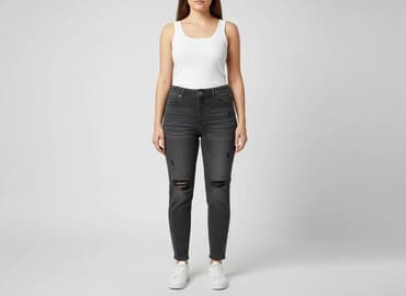 jeansy damskie jesień 2021: Shein, Jeansy damskie, rozmiar L — 7