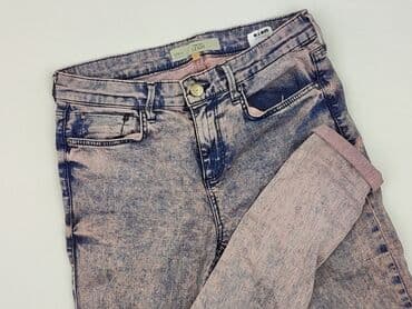 dżinsy w róże: Topshop, Jeansy damskie, rozmiar S — 1