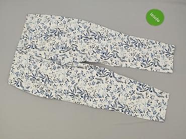 white jeans: Spodnie materiałowe damskie, rozmiar L — 3