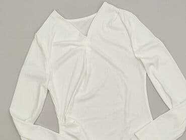 biala bluzka z dlugim rekawem: Bluzka damska, rozmiar M — 1
