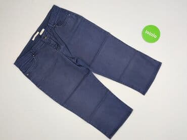 brązowe cargo: Camaïeu, Spodnie 3/4 damskie, rozmiar L — 2